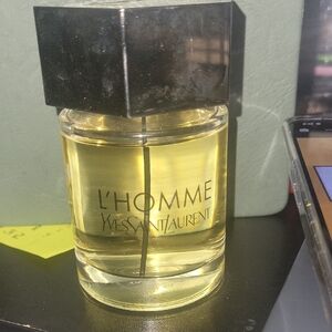 Yves Saint Laurent L'Homme Eau de Toilette - Black and Gold like new no box .